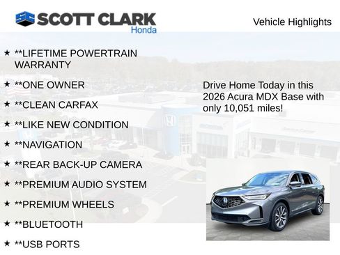 Used 2026 Acura MDX FWD w/ Technology Package image 11
