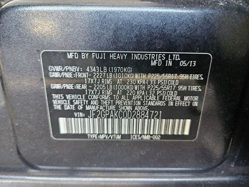 Used 2013 Subaru Crosstrek 2.0i Limited w/ Popular Pkg 2 AWD/4WD image 21