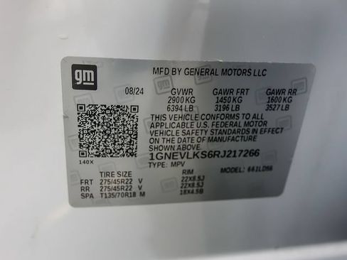 Certified 2024 Chevrolet Traverse RS w/ LPO, Floor Liner Package AWD/4WD image 40