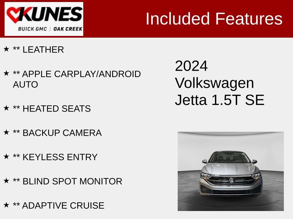 Used 2024 Volkswagen Jetta SE FWD image 2