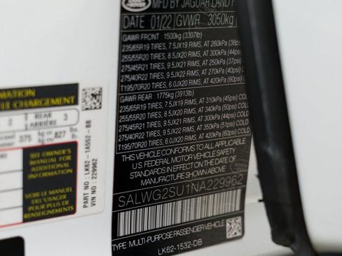 Used 2022 Land Rover Range Rover Sport SE image 56