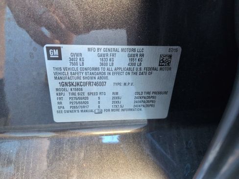 Used 2015 Chevrolet Suburban LT w/ Max Trailering Package AWD/4WD image 29