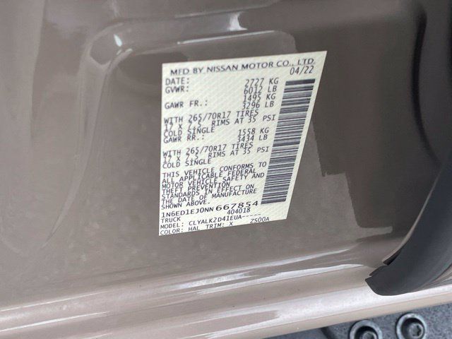 Used 2022 Nissan Frontier Pro-X RWD image 23