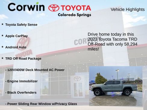 Used 2023 Toyota Tacoma TRD Off-Road AWD/4WD image 6