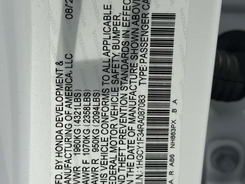 Certified 2024 Honda Accord EX image 29