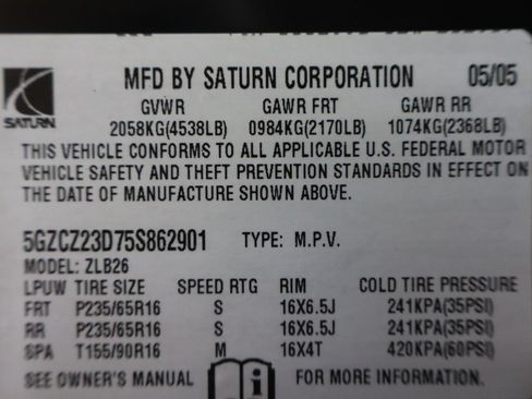 Used 2005 Saturn Vue 2WD w/ Sport Plus Pkg image 43