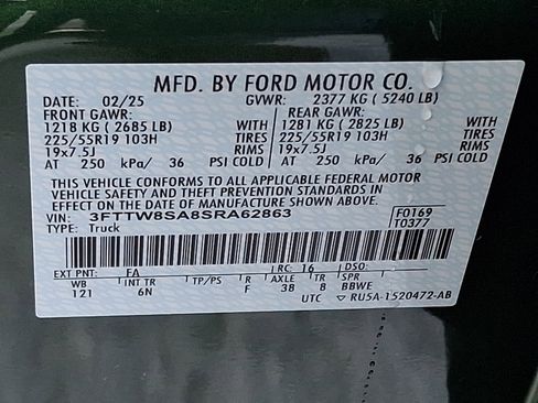 Used 2025 Ford Maverick Lariat w/ 4K Tow Package image 28