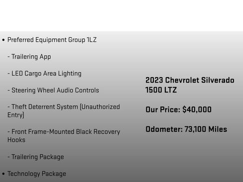 Used 2023 Chevrolet Silverado 1500 LTZ w/ LTZ Premium Package image 26