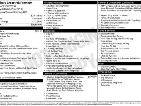 Used 2023 Subaru Crosstrek 2.0i Premium image 30
