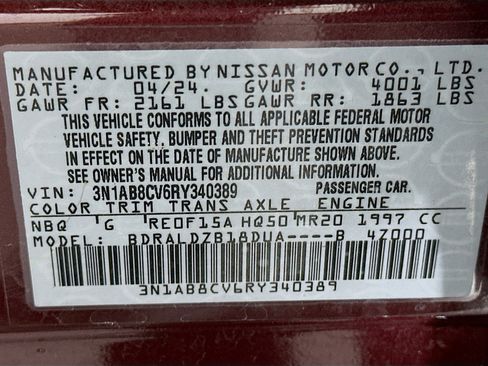 Used 2024 Nissan Sentra SV image 12