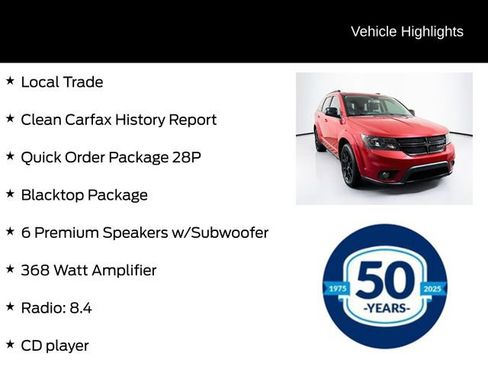 Used 2016 Dodge Journey R/T w/ Blacktop Package AWD/4WD image 6