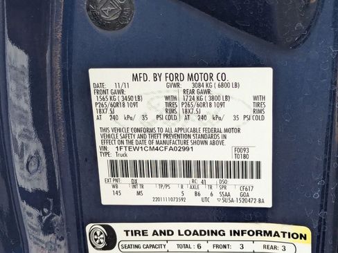 Used 2012 Ford F150 XLT w/ XLT Chrome Pkg RWD image 27