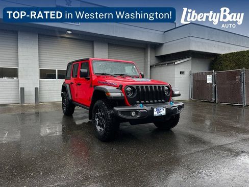Used 2023 Jeep Wrangler Unlimited Rubicon 4xe w/ Cold Weather Group image 4