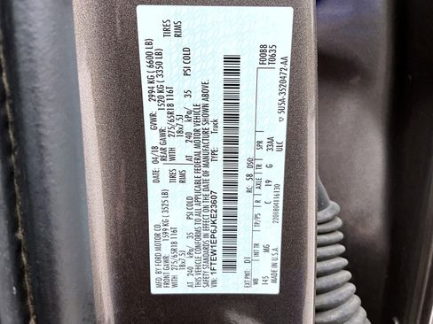 Used 2018 Ford F150 XLT w/ Equipment Group 302A Luxury AWD/4WD image 26