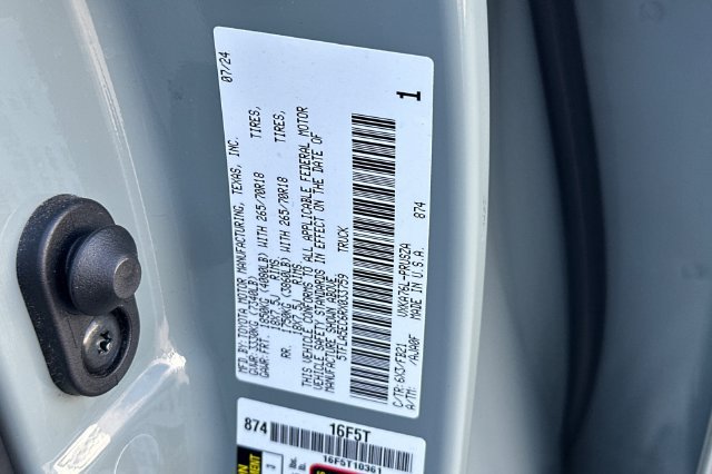 Used 2024 Toyota Tundra SR5 w/ TRD Off-Road Package AWD/4WD image 30