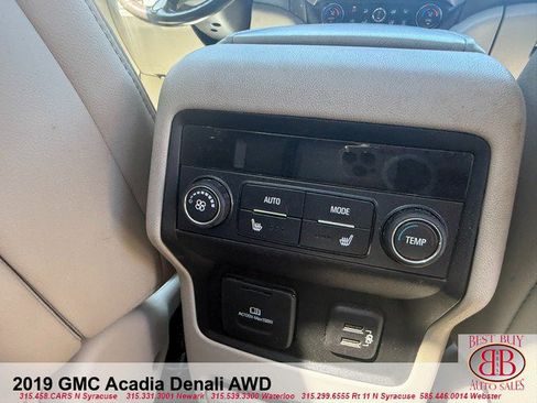 Used 2019 GMC Acadia Denali w/ LPO, Floor Liner Package AWD/4WD image 8