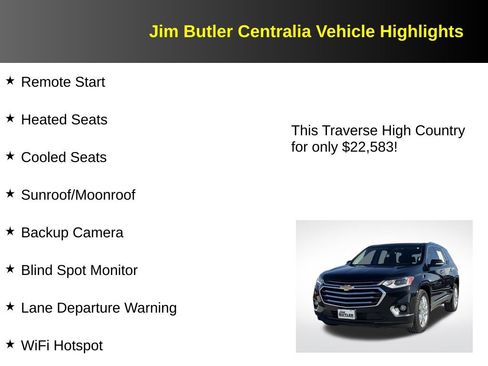 Used 2018 Chevrolet Traverse High Country image 12