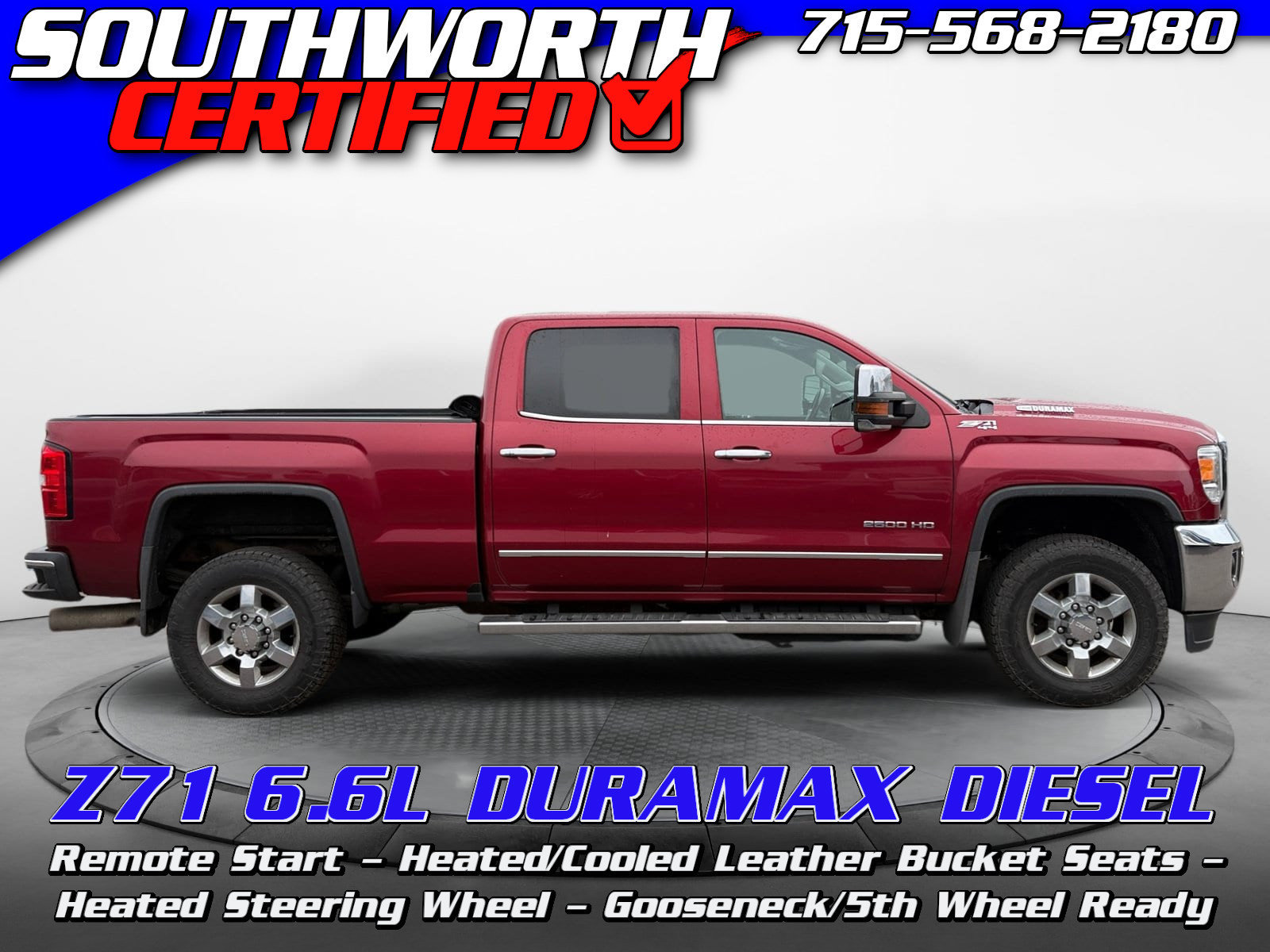 Used 2019 GMC Sierra 2500 SLT w/ Driver Alert Package AWD/4WD image 1