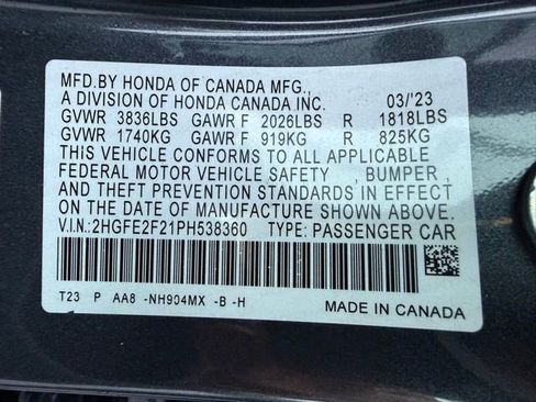 Used 2023 Honda Civic LX image 14