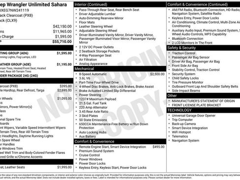 Used 2022 Jeep Wrangler Unlimited Sahara w/ LED Lighting Group image 1