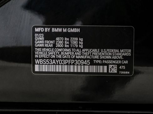 Used 2023 BMW M3 w/ Parking Assistance Package image 68