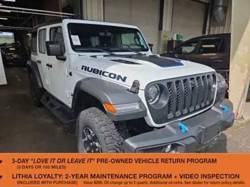 Used 2023 Jeep Wrangler Unlimited Rubicon 4xe w/ Cold Weather Group AWD/4WD image 1