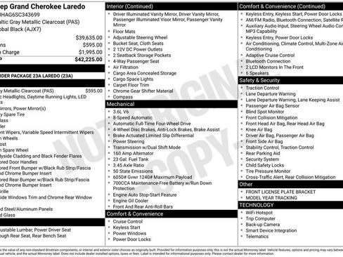 Used 2025 Jeep Grand Cherokee Laredo AWD/4WD image 2