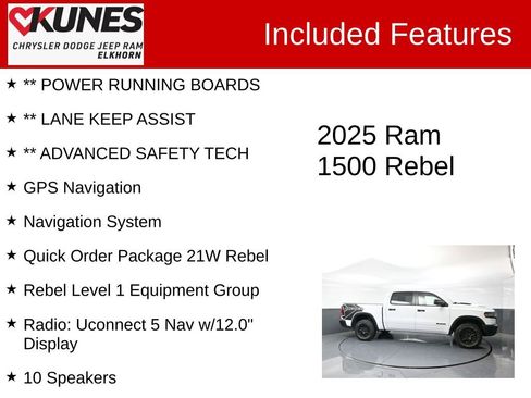 Used 2025 RAM 1500 Rebel w/ Rebel Level 1 Equipment Group image 4