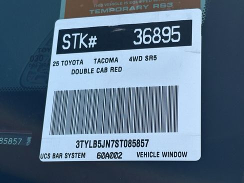New 2025 Toyota Tacoma SR5 image 24