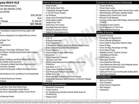 Used 2024 Toyota RAV4 XLE image 26