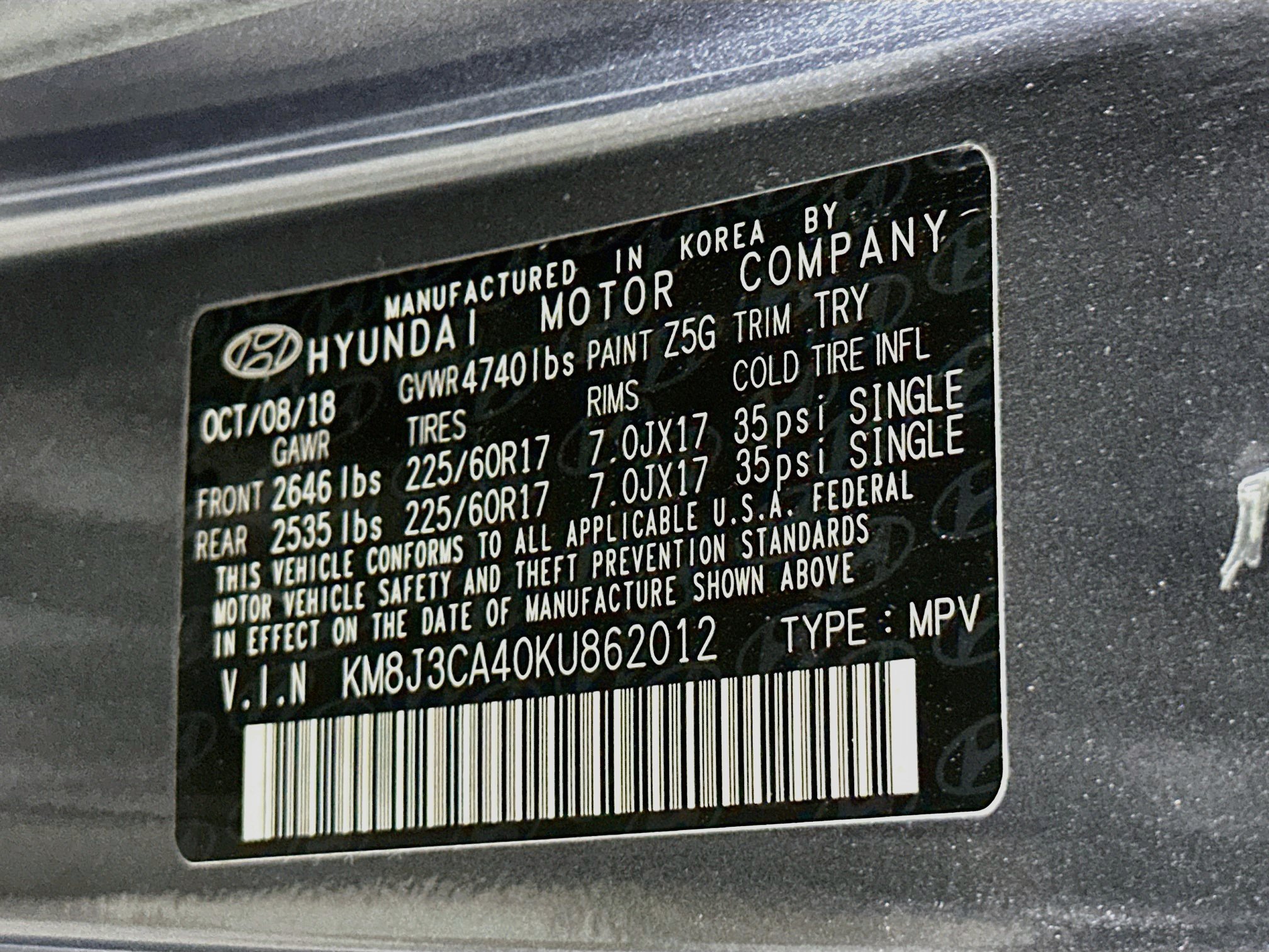 Used 2019 Hyundai Tucson Value AWD/4WD image 12