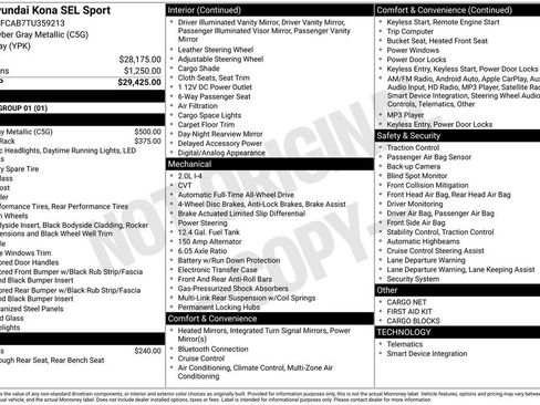 New 2026 Hyundai Kona SEL Sport image 35