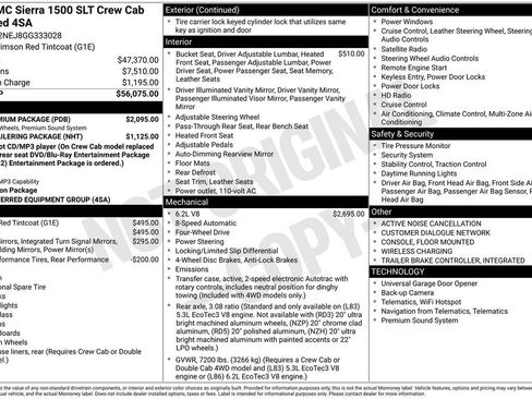 Used 2016 GMC Sierra 1500 SLT w/ SLT Premium Package image 5