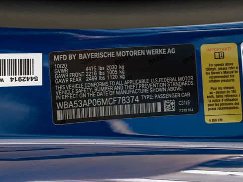 Used 2021 BMW 430i Coupe w/ M Sport Package image 54