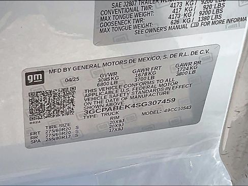 Used 2025 Chevrolet Silverado 1500 Custom RWD image 33