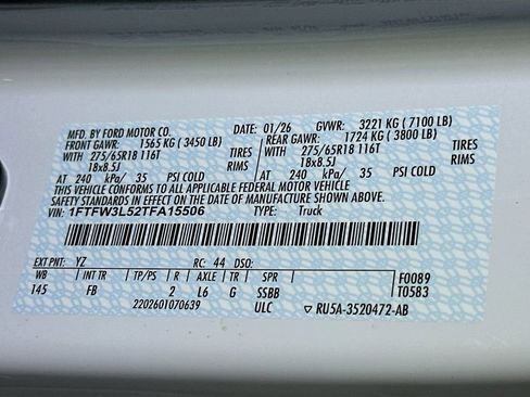 New 2026 Ford F150 XLT w/ Equipment Group 302A MID image 19