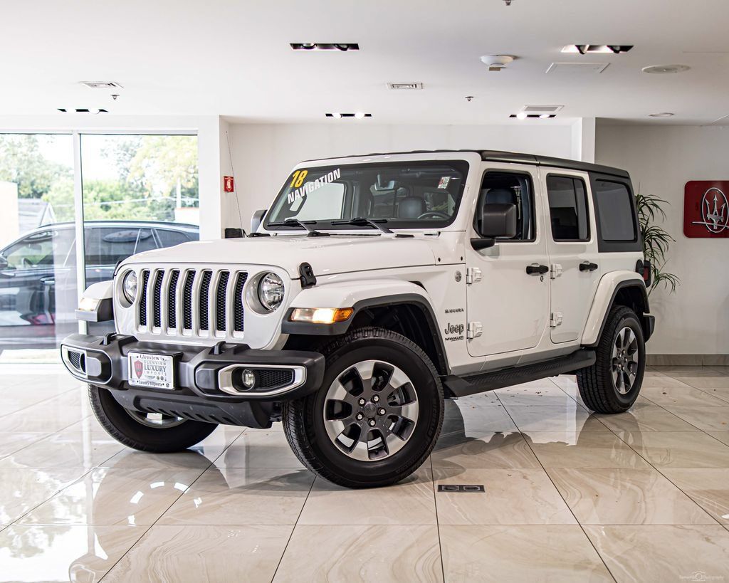 Used 2018 Jeep Wrangler Unlimited Sahara w/ Dual Top Group AWD/4WD image 1
