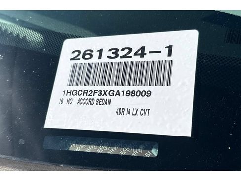 Used 2016 Honda Accord LX image 2