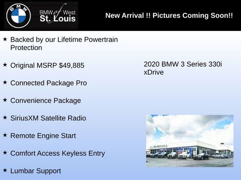 Used 2020 BMW 330i xDrive Sedan w/ Convenience Package image 3