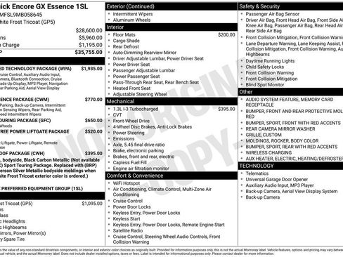 Used 2021 Buick Encore GX Essence w/ Advanced Technology Package FWD image 45