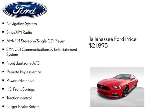 Used 2016 Ford Mustang Premium w/ Ecoboost Performance Package image 9