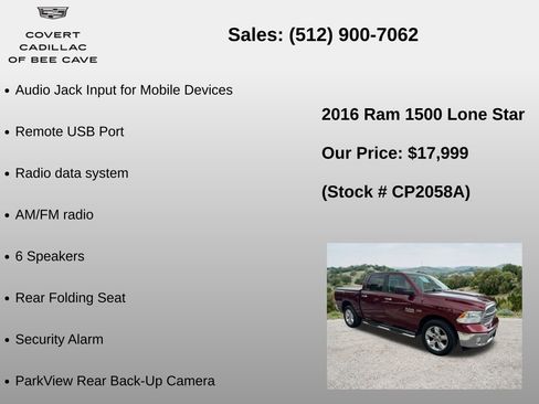 Used 2016 RAM 1500 Lone Star AWD/4WD image 27