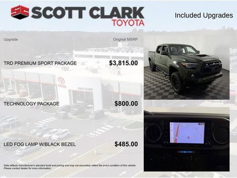 Used 2022 Toyota Tacoma TRD Sport w/ TRD Premium Sport Package AWD/4WD image 8