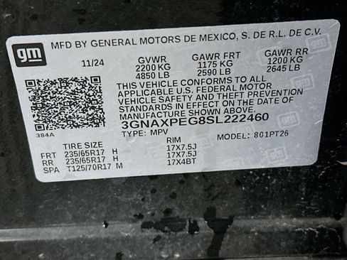 Used 2025 Chevrolet Equinox LT w/ Convenience Package II image 12