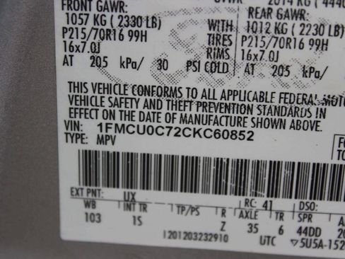 Used 2012 Ford Escape XLS FWD image 8