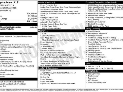 Used 2022 Toyota Avalon XLE image 3