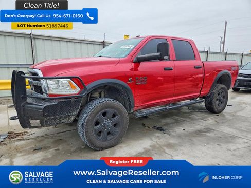 Used 2018 RAM 2500 Tradesman w/ Chrome Appearance Group AWD/4WD image 1