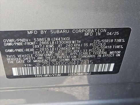 Used 2025 Subaru Forester Limited w/ Popular Package AWD/4WD image 27