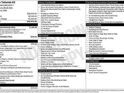 Used 2022 Kia Telluride EX w/ EX Premium Package image 2