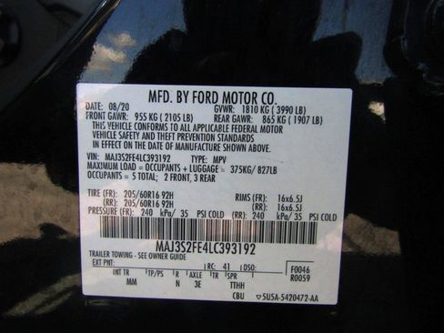 Used 2020 Ford EcoSport S FWD image 26
